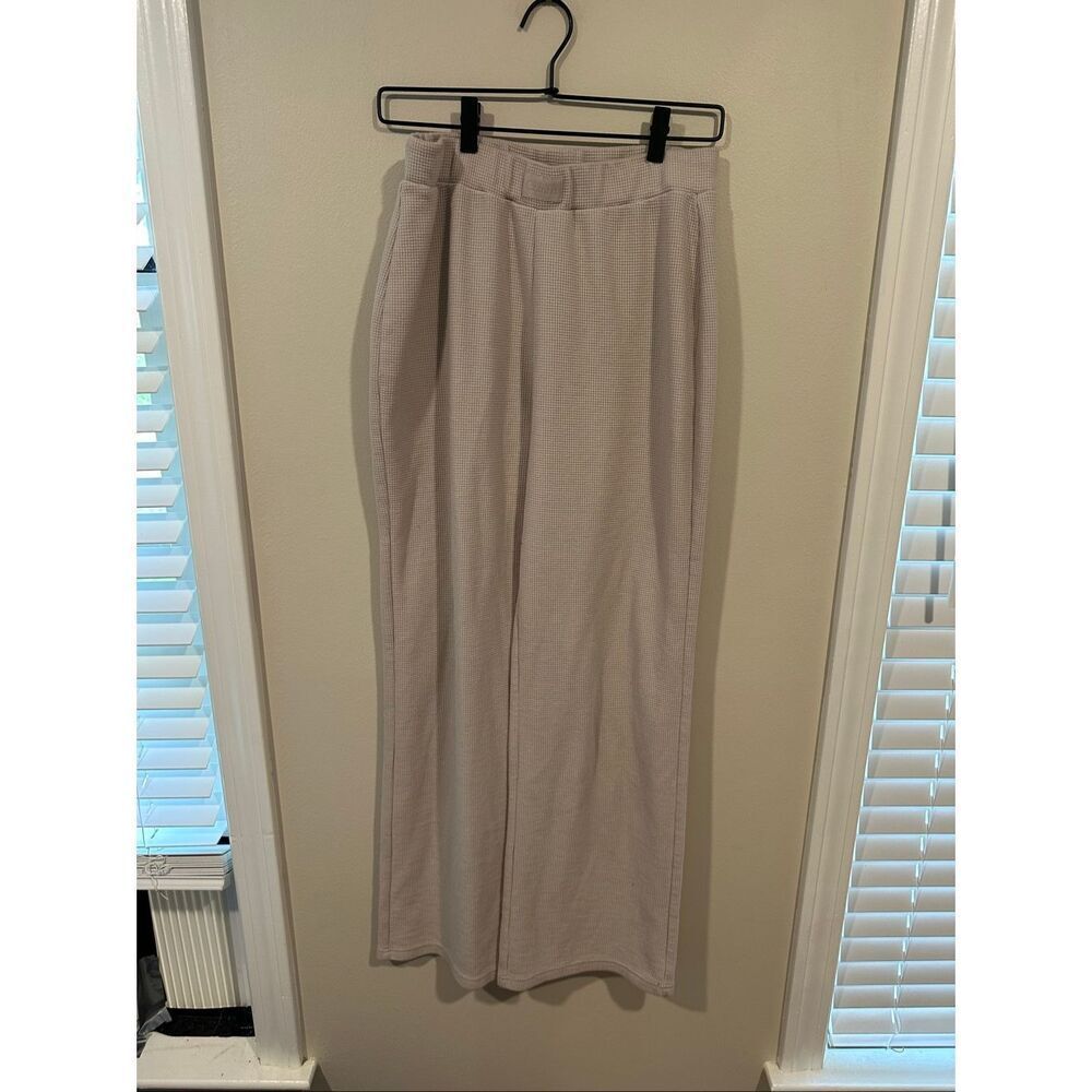 Comfrt Waffle Lounge Pant Tan Women's M